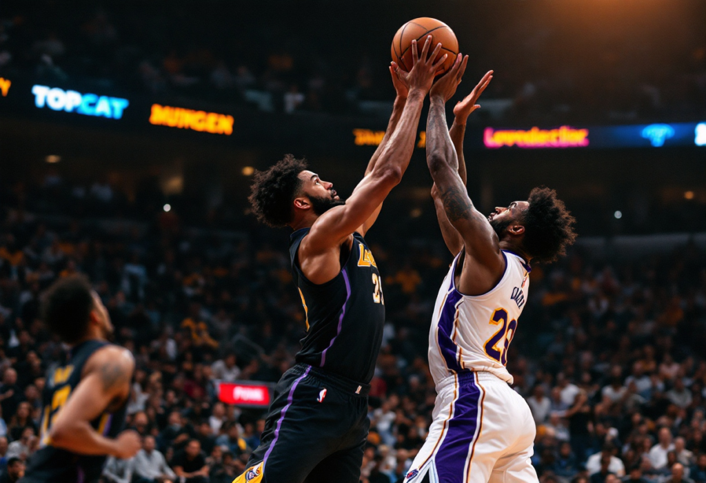 teilnehmer: denver nuggets gegen lakers spielerstatistiken spiel